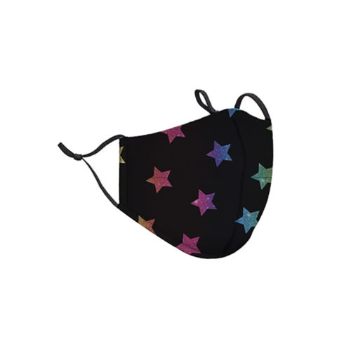 TOP TRENZ MULTI STAR FACE MASK - KIDS CURATED APPAREL