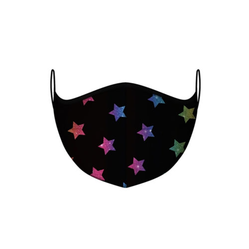 TOP TRENZ MULTI STAR FACE MASK - KIDS CURATED APPAREL