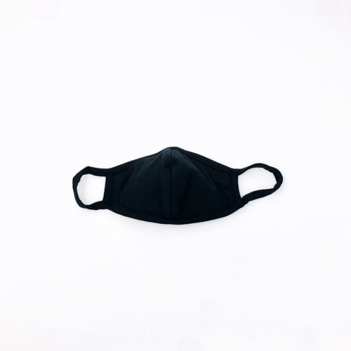 KIDS TRIPLE LAYER BLACK MASK - KIDS CURATED APPAREL