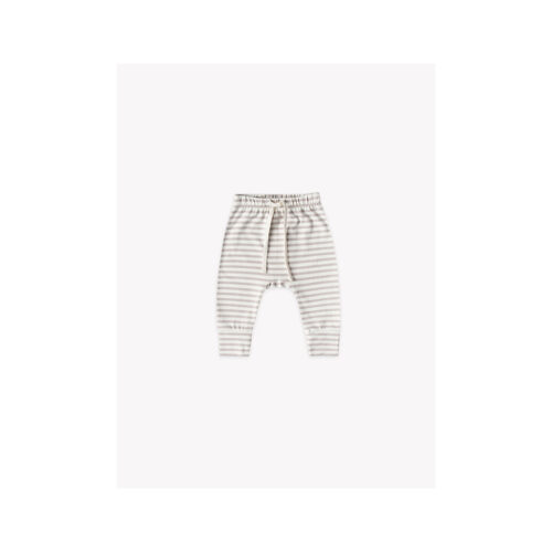 QUINCY MAE FOG STRIPE TWO PIECE SET - KIDS CURATED APPAREL