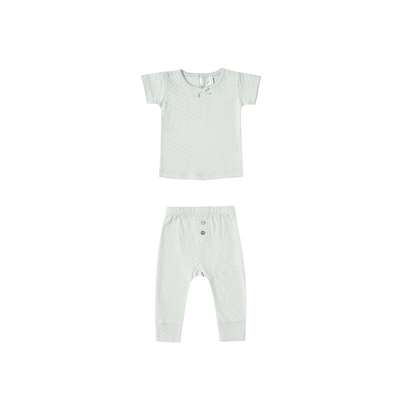 QUINCY MAE SEAGLASS POINTELLE SET - KIDS CURATED APPAREL