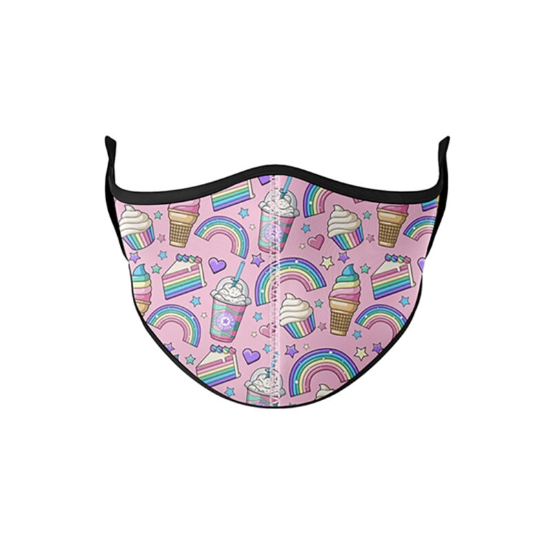 TOP TRENZ PINK SWEETS FACE MASK - KIDS CURATED APPAREL