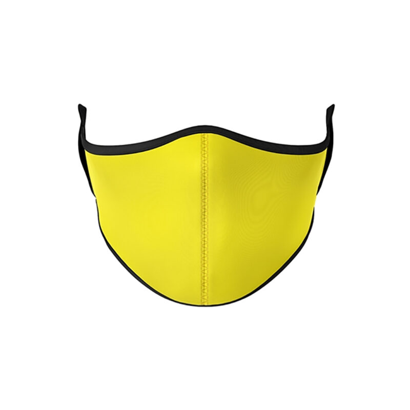 TOP TRENZ NEON YELLOW MASK - KIDS CURATED APPAREL