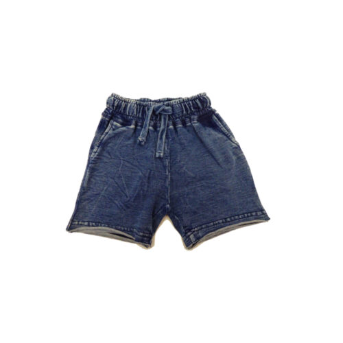 MISH MISH DENIM ENZYME SHORTS - KIDS CURATED APPAREL