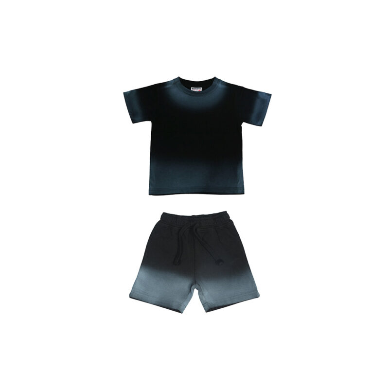MISH MISH BLACK N WHITE OMBRE SET - KIDS CURATED APPAREL