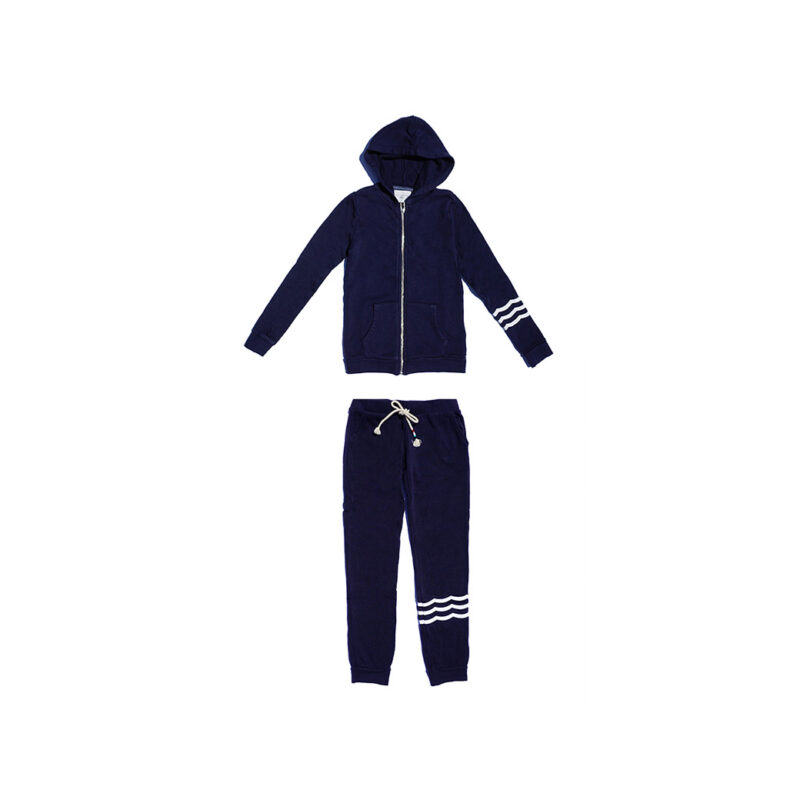 SOL ANGELES NAVY COASTAL ESSENTIAL SWEATSUIT - KIDS CURATED APPAREL