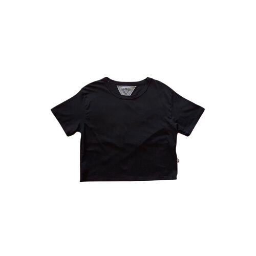 T2 LOVE BLACK BOXY TEE - KIDS CURATED APPAREL