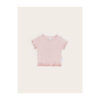 HUXBABY ROSIE RIB TEE WITH LETTUCE EDGE - KIDS CURATED APPAREL