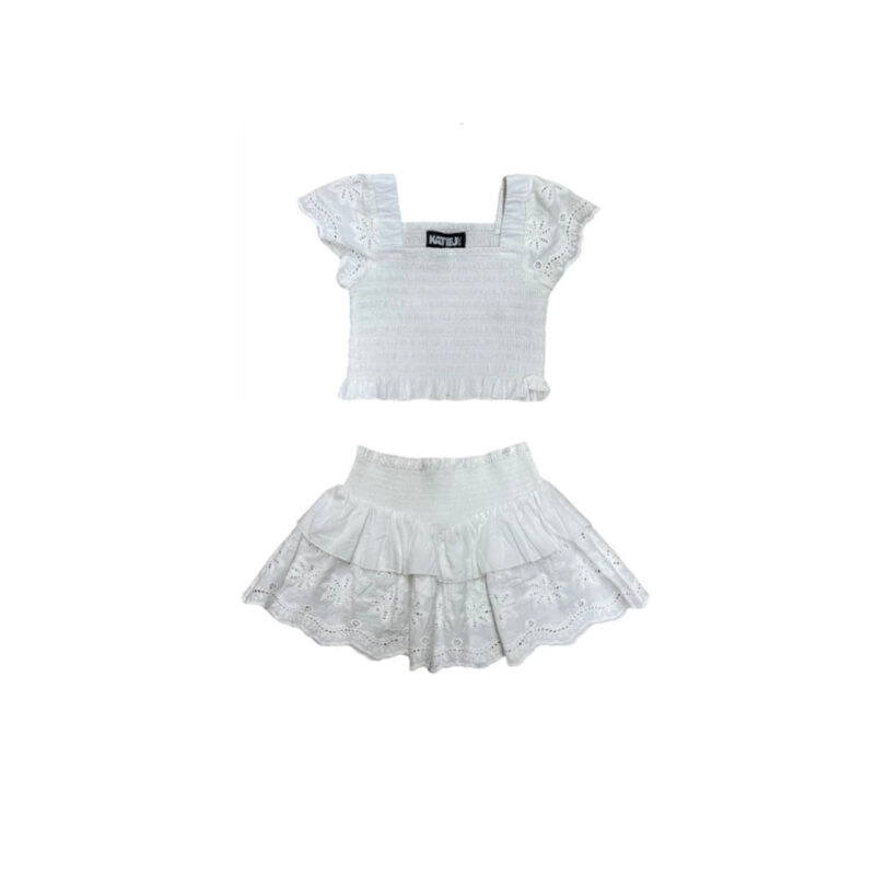 KATIE J NYC FAYE SKIRT SET - KIDS CURATED APPAREL