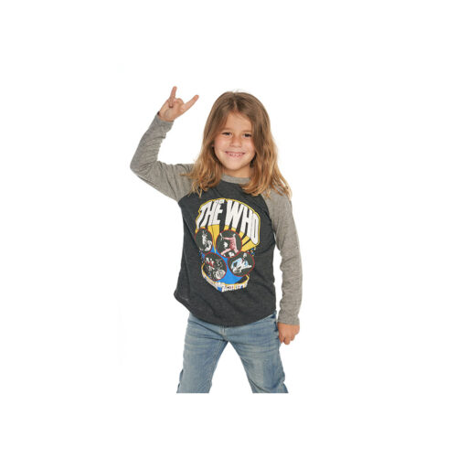 CHASER KIDS THE WHO RETRO BAND RAGLAN - KIDS CURATED APPAREL