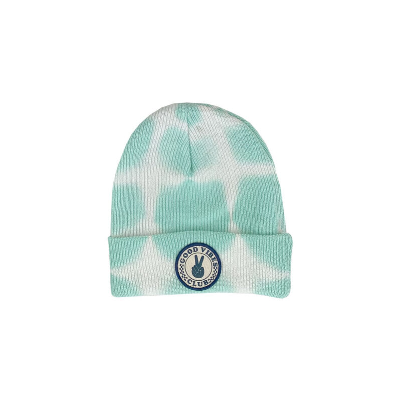 TINY WHALES GOOD VIBES CLUB BEANIE - KIDS CURATED APPAREL