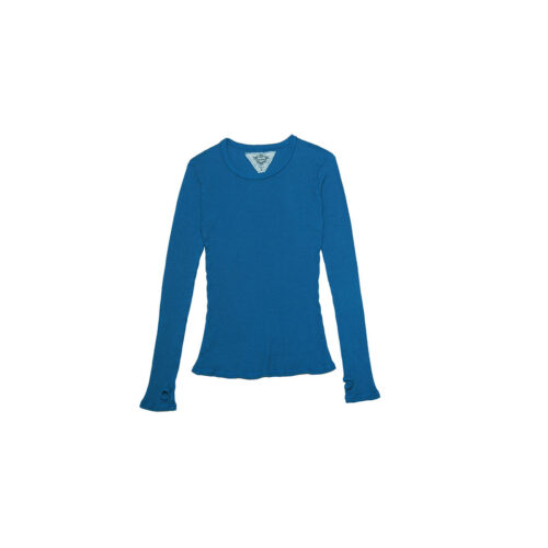 T2 LOVE RIVER BLUE THERMAL LONG SLEEVE TEE - KIDS CURATED APPAREL